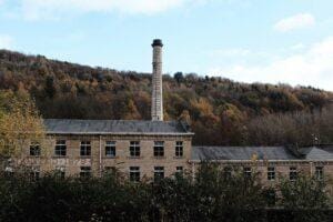 Scenic landscape of Halifax, Yorkshire.