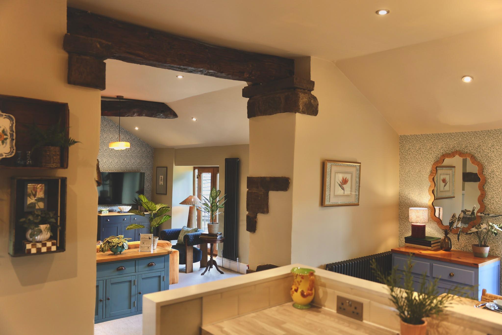 Kitchen dining and living